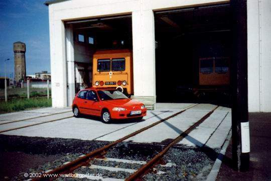 ORT - Oberleitungsrevisionstriebwagen + Honda Civic