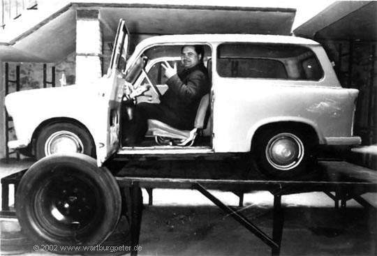 Fahrtrainer mit Trabant