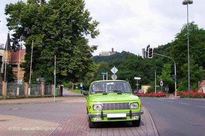 mein eigener Tourist, im Hintergrund nat&uuml;rlich - die Wartburg!