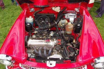 Sehr ordentlich eingebauter 4-Takt-Motor