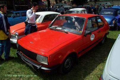 Wartburg 355 Schr&auml;gheck-Limousine mit Kunststoffaufbau von 1969.