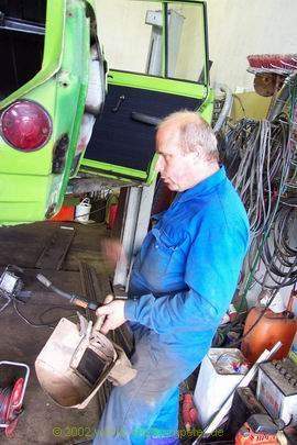 Ein kritischer Blick vom Meister.