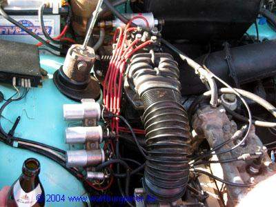 2-Takt-Wartburgmotor mit Einspritzanlage vom Golf