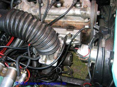 2-Takt-Wartburgmotor mit Einspritzanlage vom Golf